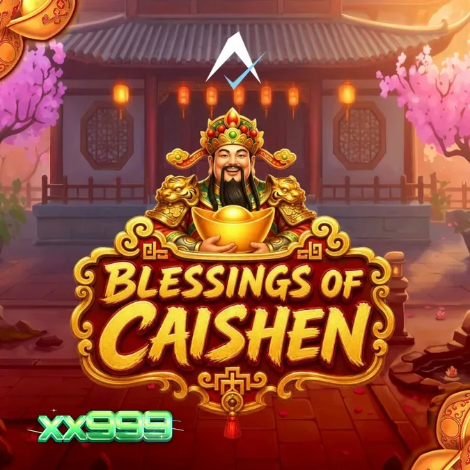 Blessings of Caishen স্লট গেমের ইন্টারফেস এবং মাল্টিপ্লায়ার ওয়াইল্ডের দৃশ্য